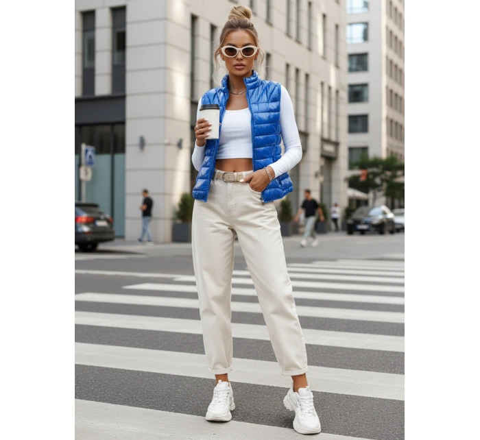 Kamizelka damska WIANO niebieska FashionStreet TY3550