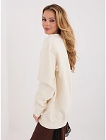 Bawełniana damska bluza basic Goodlookin ecru model 21935970 - Factory Price Bawełniana damska bluza basic Goodlookin ecru model 21935970 - Factory Price