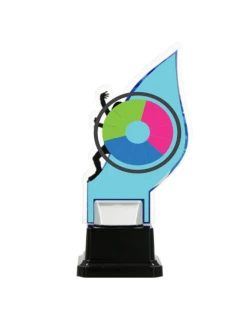 Vyvýšená trofej z plexiskla - INDIVIDUAL