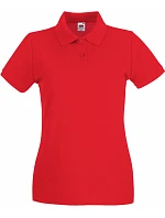 LadyFit Premium Polo Dámské piqué polo model 22442216 red - Fruit of the Loom