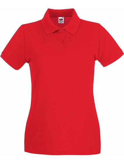 Fruit of the Loom Lady-Fit Premium Polo Dámské piqué polo 16.3030 red