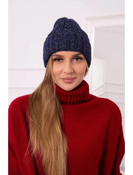 Ariana K299 tmavě modrá roll-up čepice Ariana K299 tmavě modrá roll-up čepice