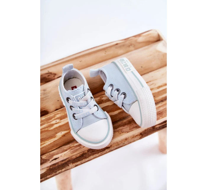 Dětské látkové tenisky BIG STAR model 21594774 Modrá - Big Star Shoes Dětské látkové tenisky BIG STAR model 21594774 Modrá - Big Star Shoes