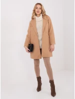 Płaszcz IT PL model 21782311 camelowy - FPrice Płaszcz IT PL model 21782311 camelowy - FPrice