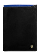 Pánské peněženky Pánská kožená peněženka N4 RVT 6887 černá černá