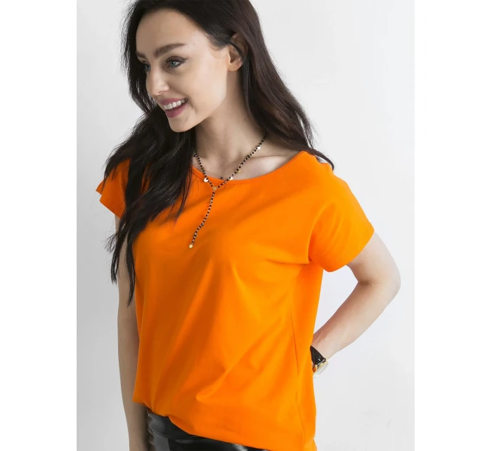 T shirt RV BZ model 20473523 pomarańczowy - FPrice T shirt RV BZ model 20473523 pomarańczowy - FPrice