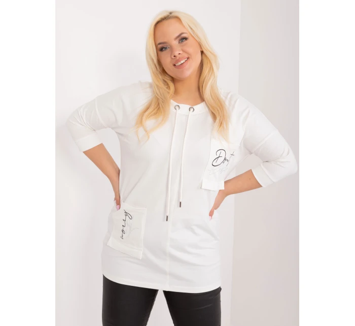 Bluzka RV BZ model 21271970 ecru - FPrice Bluzka RV BZ model 21271970 ecru - FPrice