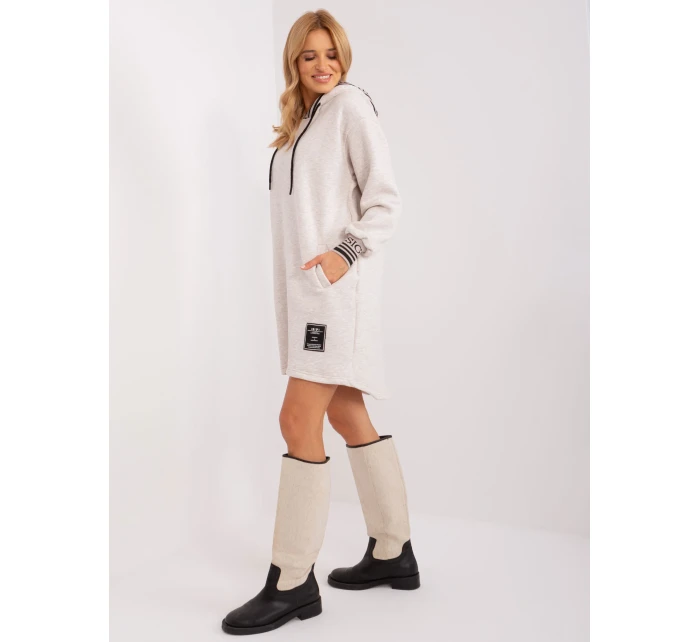 Tunika RV TU model 19069193 jasny beżowy - FPrice Tunika RV TU model 19069193 jasny beżowy - FPrice