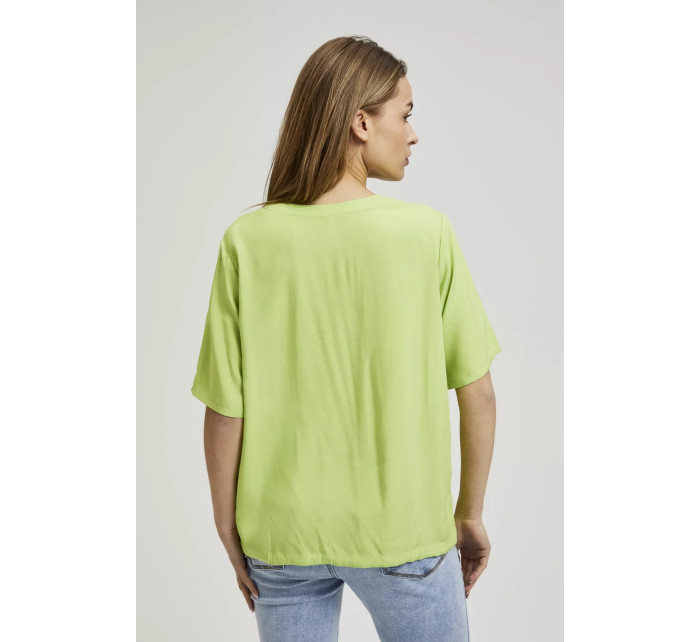 Dámské tričko MOODO - zelená kiwi