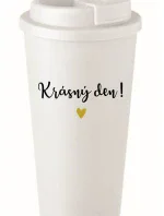 KRÁSNÝ DEN! - bílý termohrnek 475 ml