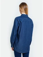 Big Star Košile s dlouhým rukávem 145676 Dark Jeans-603