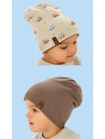 AJS 50-076 oboustranná dětská čepice