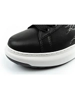 Karl Lagerfeld pánské boty Kapri tenisky přírodní kůže černé