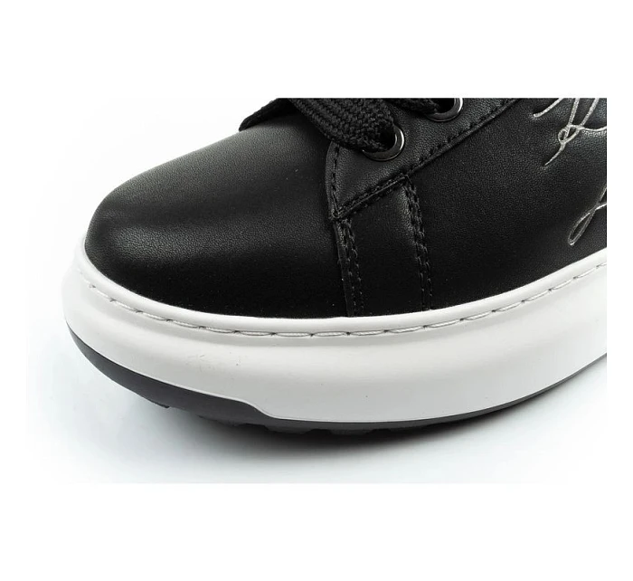 Karl Lagerfeld pánské boty Kapri tenisky přírodní kůže černé