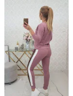 Sada s leopardím potiskem tmavě růžová Sada s leopardím potiskem tmavě růžová