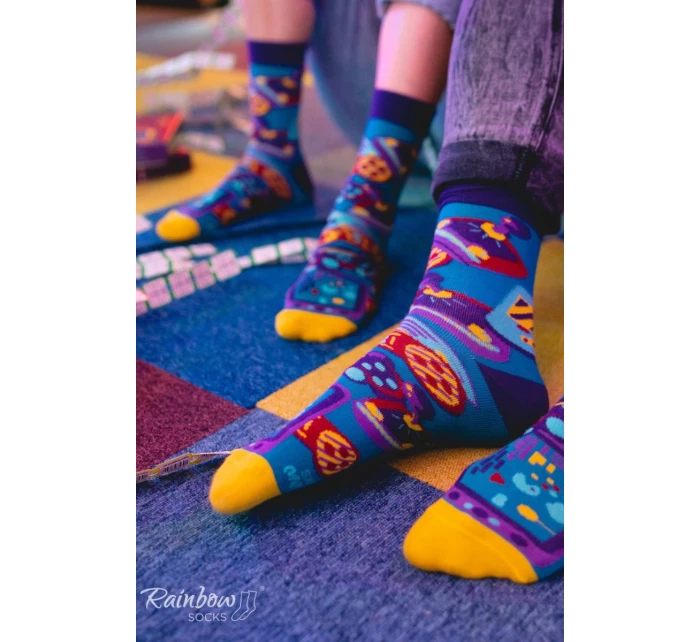 Duhové ponožky pro  2 páry model 21606825 - ZOOKSY/RAINBOW SOCKS