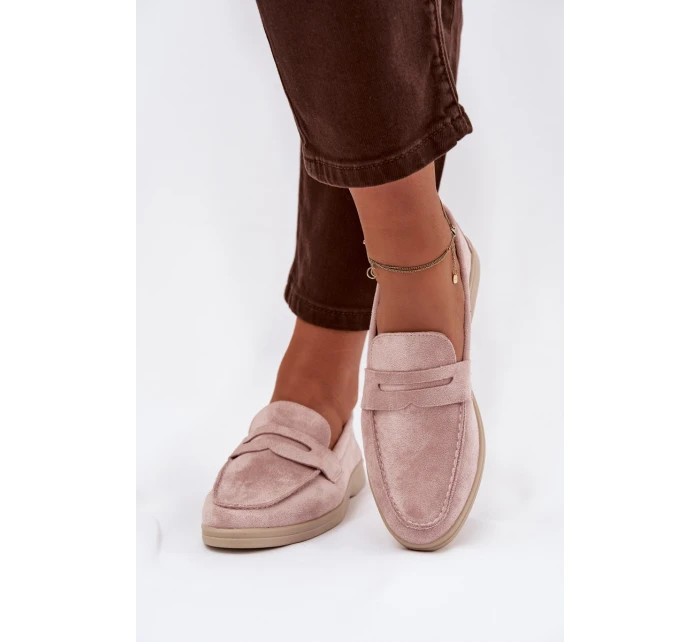 Dámské z eko semiše Špinavě růžová model 21900438 - Boto