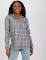 Dámská košile LK-KS-508770.49P-šedá