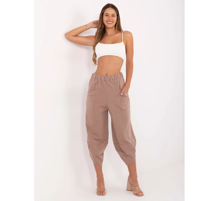 Spodnie dresowe RV DR model 21320072 ciemny bezowy - FPrice Spodnie dresowe RV DR model 21320072 ciemny bezowy - FPrice