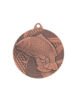 Bronzová medaile - rybolov - ryba - ocelová medaile