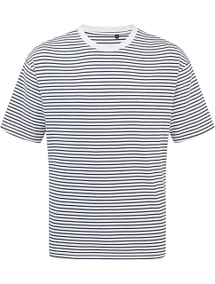PR 020 Těžké unisex oversize tričko navy/white stripe model 22461932 - Premier
