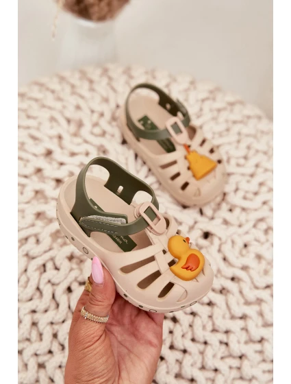 Dětské Sandály Na Suchý Zip Béžové Summer Baby model 21698788 - Ipanema