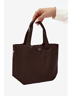 Kožená kabelka v hnědé model 22220927 - Flora&Co Kožená kabelka v hnědé model 22220927 - Flora&Co