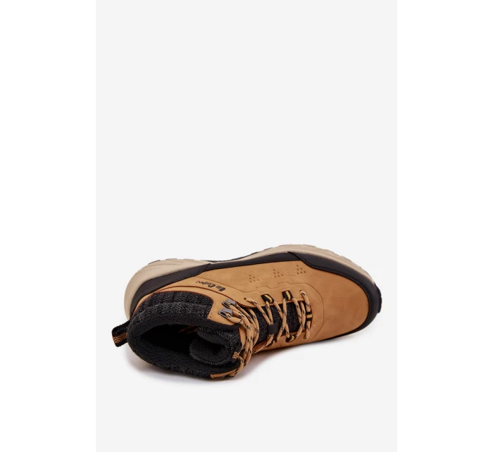 Pánské zateplené trekingové boty Lee Cooper – camel