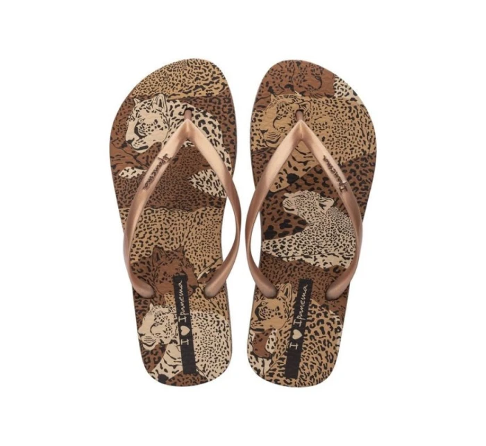 Dámské žabky Animal W model 21946810 Hnědá s béžovou vzor - Ipanema