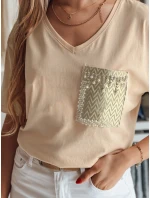 Dámské tričko TASTI peach FashionStreet RY2599