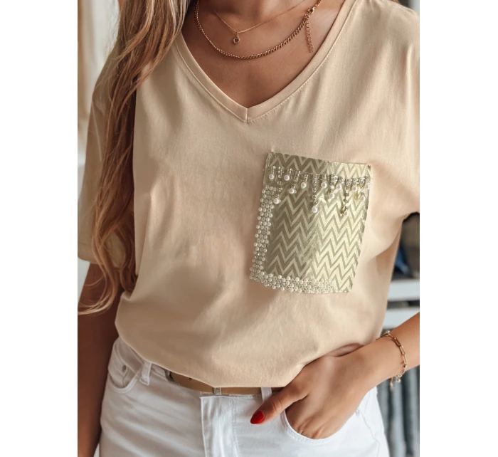 Dámské tričko TASTI peach FashionStreet RY2599