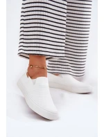 Dámské Tenisky SlipOn Big Star model 21693204 Bílé - Big Star Shoes Dámské Tenisky SlipOn Big Star model 21693204 Bílé - Big Star Shoes