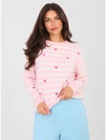 Jumper PM SW J021.75 světle růžový Jumper PM SW J021.75 světle růžový