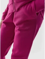 Dívčí tepláky typu jogger 4F - růžové Dívčí tepláky typu jogger 4F - růžové