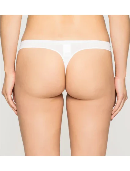 Tanga Pure Seamless QD3544E bílá T|O Calvin Klein