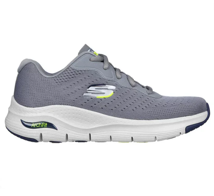 Pánské sportovní boty Arch Fit 232303-GRY Šedá - Skechers Pánské sportovní boty Arch Fit 232303-GRY Šedá - Skechers