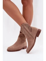 Boty na podpatku  model 224619 Step in style