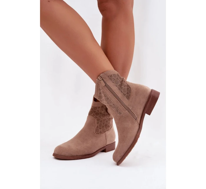 Boty na podpatku  model 224619 Step in style