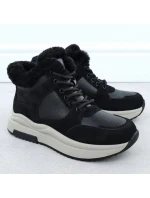 Dámské kožené kozačky na platformě černé Filippo DBT7240 Dámské kožené kozačky na platformě černé Filippo DBT7240