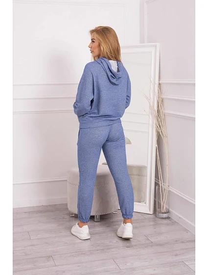 Džínová mikina s kapucí v model 18749102 - K-Fashion Džínová mikina s kapucí v model 18749102 - K-Fashion
