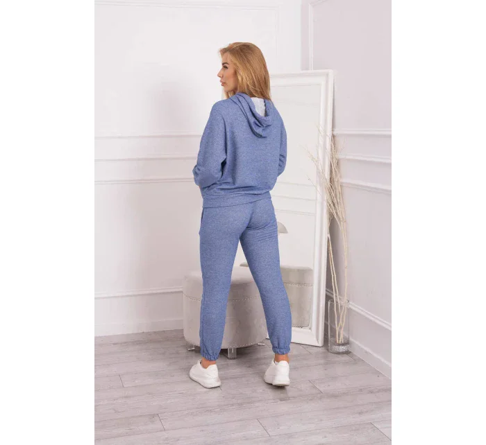 Džínová mikina s kapucí v model 18749102 - K-Fashion