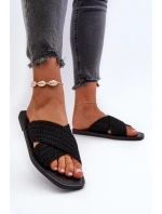 Dámské žabky Big Star model 21653856 černé - Big Star Shoes Dámské žabky Big Star model 21653856 černé - Big Star Shoes