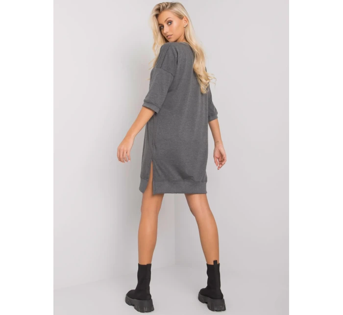 Šaty RV SK 6273.47P tmavě šedá