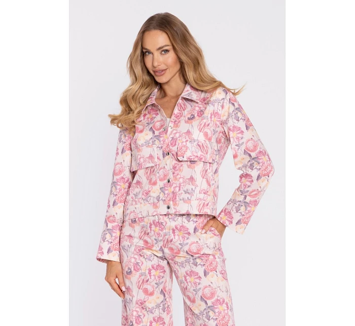 model 22040645 Bunda s knoflíky a klopami model 2 - Moe