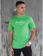 Pánské zelené tričko s potiskem FashionStreet RX5405