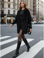 Dámský alpakový kabát RITA II black FashionStreet NY0669