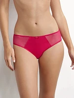 Dámské kalhotky z bio bavlny DIM GENEROUS COTTON BIO SLIP - DIM - červená