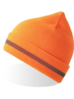 Bezpečnostní pletená čepice orange fluo model 22542248 - Atlantis Headwear