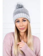 Čepice model 18745656 světle šedá - K-Fashion