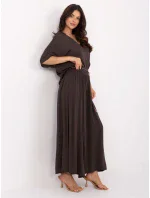 Spodnie TW SP BI model 21191031 ciemny brązowy - FPrice